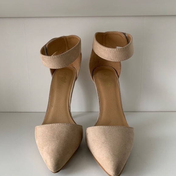 Nude faux suede pumps - Picture 3 of 4